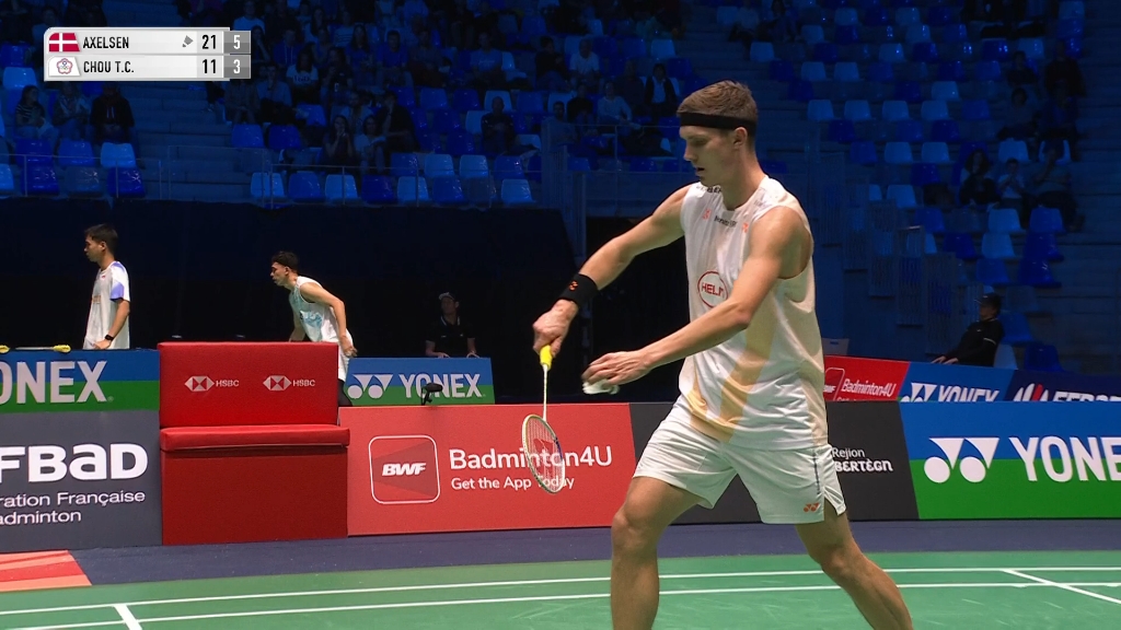 法国羽毛球队强势丹麦羽毛球队，安赛龙统治全场的简单介绍